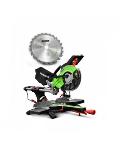 Scie onglets radiale 1800w-210mmavec laser et double inclinaison - ...