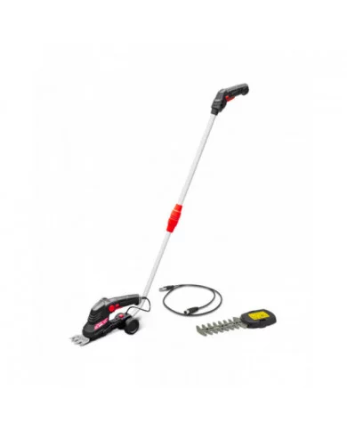 Cisaille - taille haies 3.6V lithium + manche - Batterie et cable d...