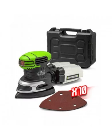 Ponceuse triangulaire 220W + coffret - Constructor CONSTRUCTOR -  C...