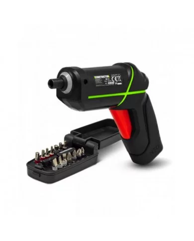 Tournevis rechargeable 4V lithium avec accessoires - 4.5Nm - Constr...