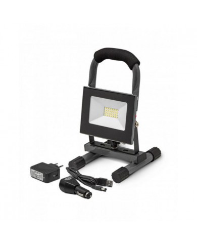 Projecteur led rechargeable 10W - I-Watts I-WATTS -  I-SPR10PBK : E...