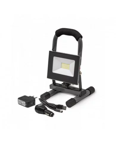 Projecteur led rechargeable 10W - I-Watts I-WATTS -  I-SPR10PBK : E...