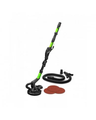 Ponceuse murs et plafonds 710W - 225mm avec vitesse variable et 6 a...