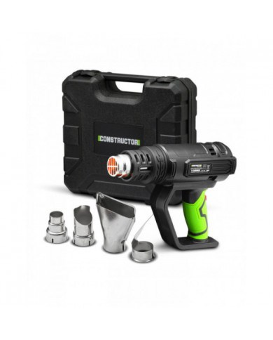 Décapeur thermique 2000W livré en coffret avec 4 accessoires - Cons...