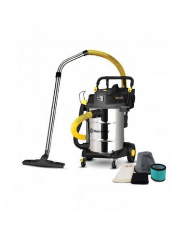 Aspirateur eau et poussières 1600W - 50L inox - 23 Kpa avec souffle...