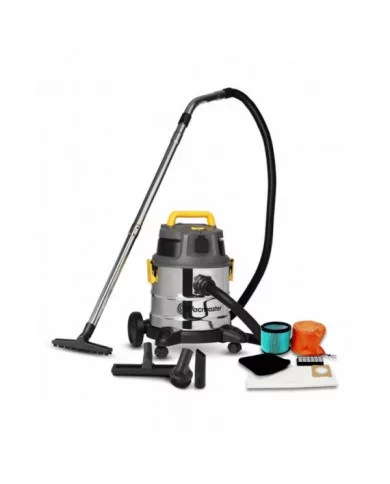 Aspirateur eau et poussières 1600W - 20L inox - 27 Kpa avec prise i...