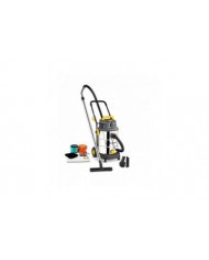 Aspirateur eau et poussières 1600W - 30L inox - 27 Kpa avec prise i...