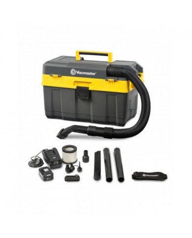 Aspirateur eau et poussières rechargeable 20V avec fonction souffle...