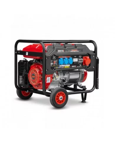 Groupe électrogène max 6000W avec roues et prise triphasée - Brick ...