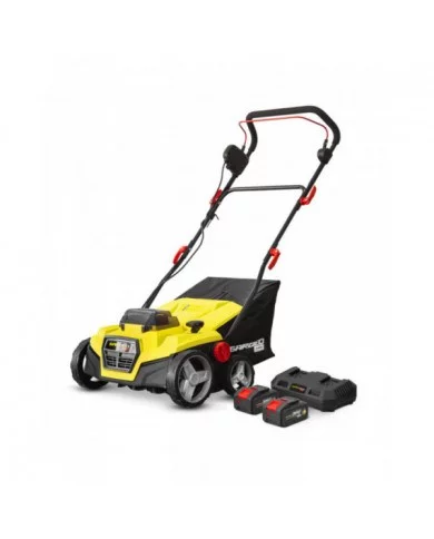 Balayeuse pour gazon synthétique sur batterie - 2 x 20V - 4Ah - Gar...
