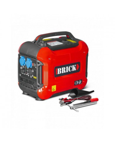 Groupe électrogène inverter silencieux max 1880W - 2 prises - Brick...