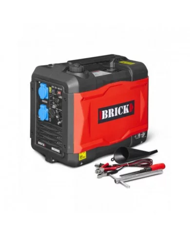 Groupe électrogène inverter silencieux max 2900W - 2 prises - Brick...