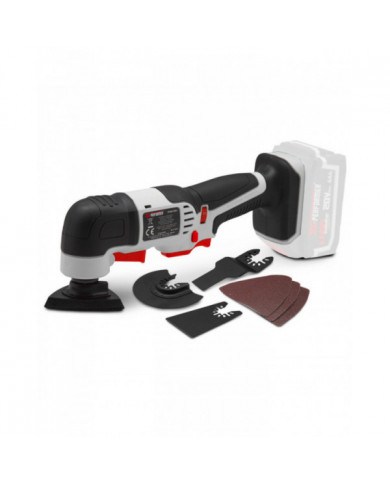 Outil multifonctions sans fil 20V + accessoires - Livré sans batter...