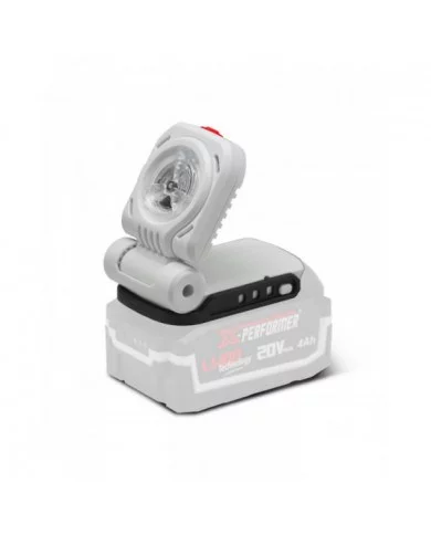 Lampe de travail 20V max livrée sans batterie - X PERFORMER X-PERFO...