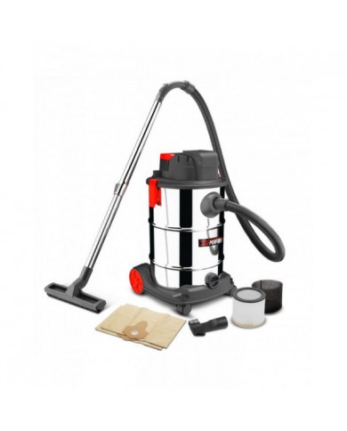 Aspirateur eau et poussières rechargeable 20V avec moteur à inducti...