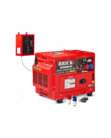 Groupe électrogène diesel avec démarrage électrique max 7500W + sys...