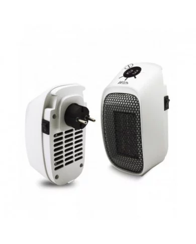 Chauffage Céramique Plug In 400W - Mini Radiateur Électrique Mural,...