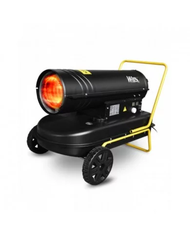 Canon à chaleur 30 KW diesel avec thermostat et roues - Warmtech WA...