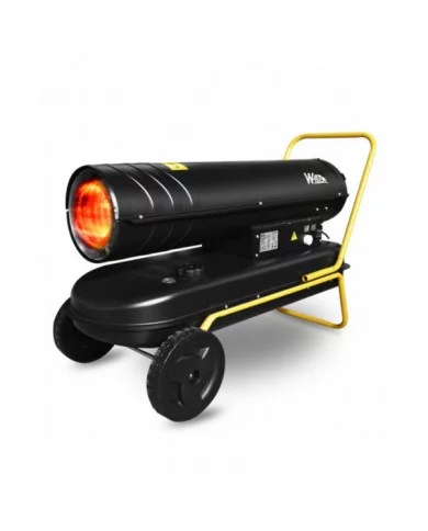 Canon à chaleur 50 KW diesel avec thermostat et roues - Warmtech WA...