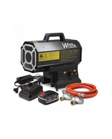 Canon à chaleur au gaz réglable de 9 à 20KW et fonctionnant sur bat...