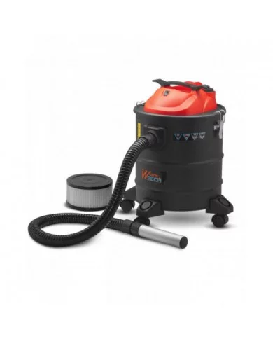 Vide cendres 1200W 20L avec soufflerie, fonction décolmatage et rou...
