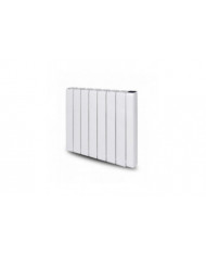 Radiateur inertie céramique 2000 W horizontal blanc, timer 7 jours,...