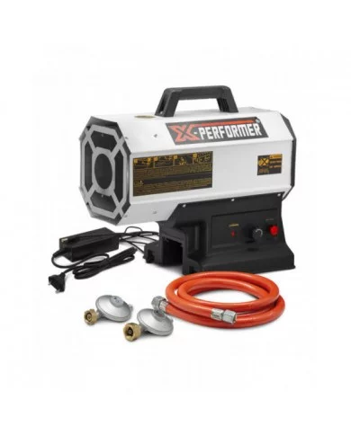 Canon à chaleur au gaz réglable de 9 à 20KW et fonctionnant sur bat...