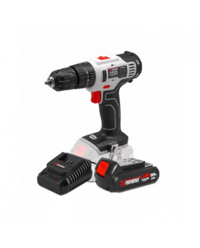 Perceuse visseuse percussion 20V avec batterie 2Ah - X-Performer X-...