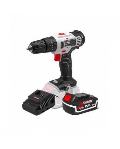 Perceuse visseuse percussion 20V avec batterie 4Ah - X-Performer X-...