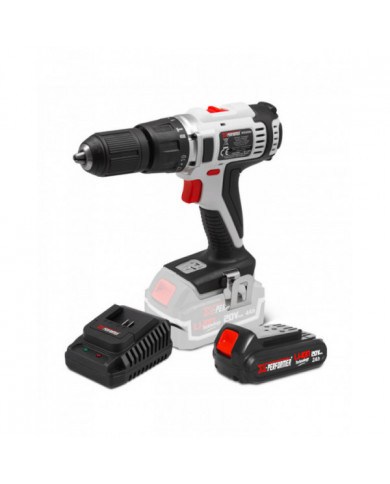 Perceuse visseuse percussion 20V livré avec batterie 2Ah - X-Perfor...