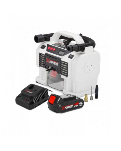 Gonfleur - dégonfleur sans fil 20V avec batterie 2Ah - X-Performer ...