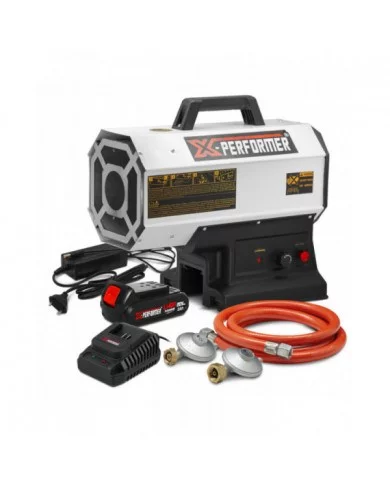 Canon à chaleur au gaz de 9 à 20KW - sur batterie ou sur secteur av...