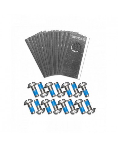 Lot de 15 lames + vis pour robot tondeuse autonome Lawnmaster -  VR...