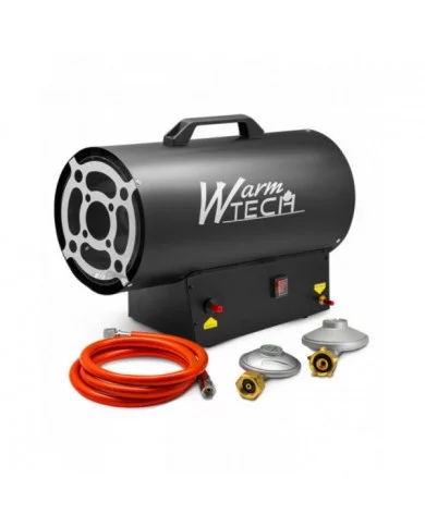 Canon à chaleur au gaz 15 KW avec tuyau et détendeur WARM TECH -  W...